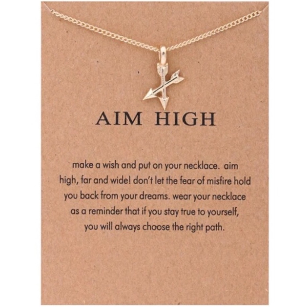 Aim High Necklace with Card